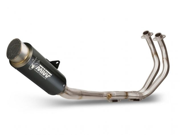 ECHAPPEMENT COMPLET 2x1 MIVV GP PRO INOX NOIR YAMAHA MT-07 2014-2020