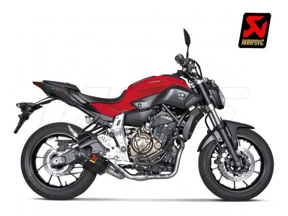 ECHAPPEMENT COMPLET INOX RACING AKRAPOVIC YAMAHA MT-07 / FZ-07 2014-2024