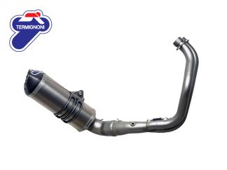ECHAPPEMENT COMPLET 2x1 MIVV DELTA RACE ACIER CARBONE YAMAHA MT-07 2014-2020