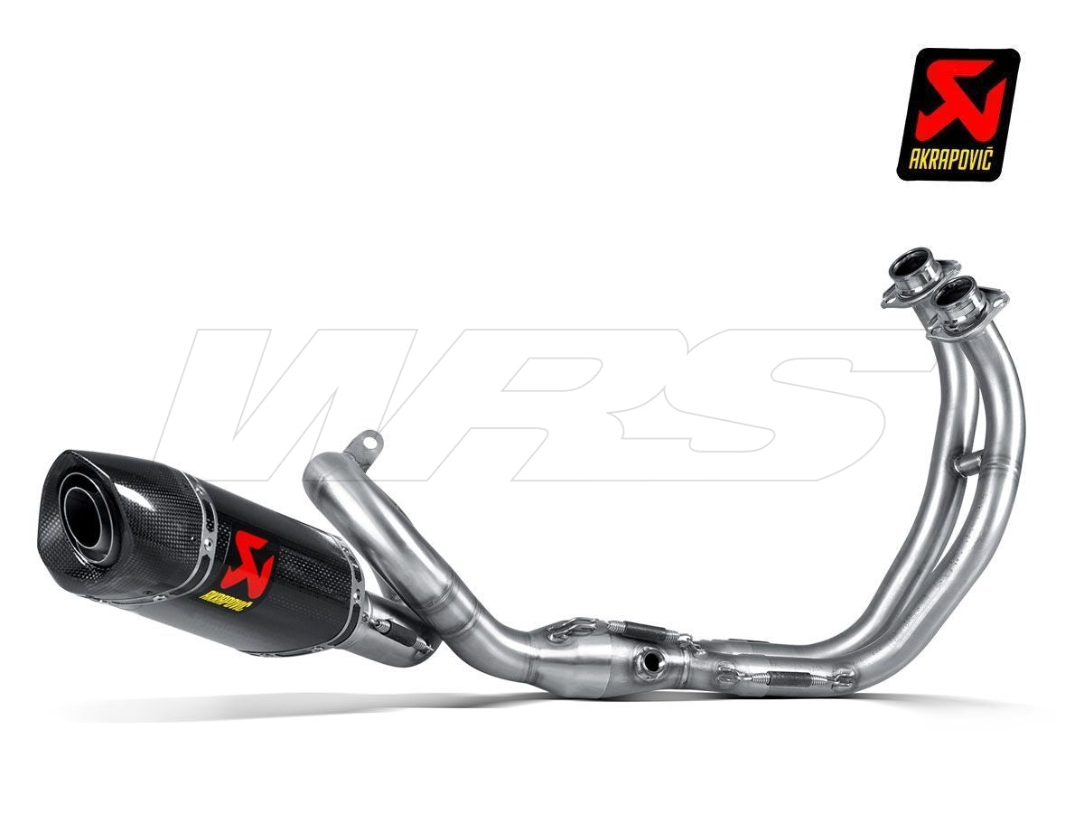 ECHAPPEMENT COMPLET RACING AKRAPOVIC INOX CARBONE YAMAHA XSR 700 2016-2024