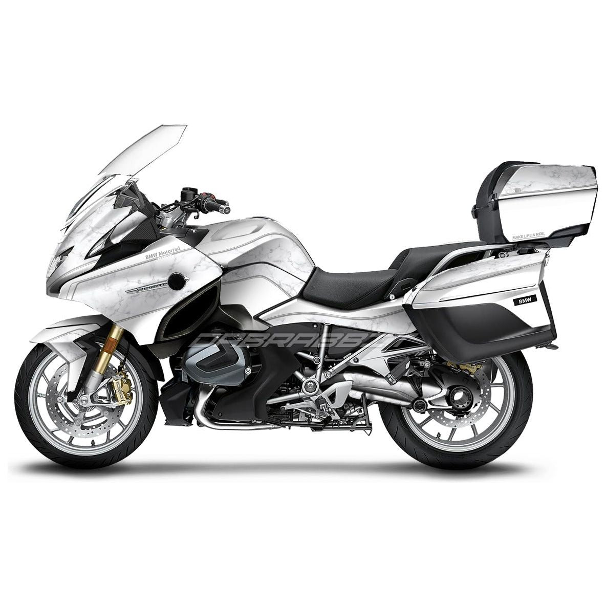 Jeu d'autocollants BMW R 1200/1250 RT camouflage blanc