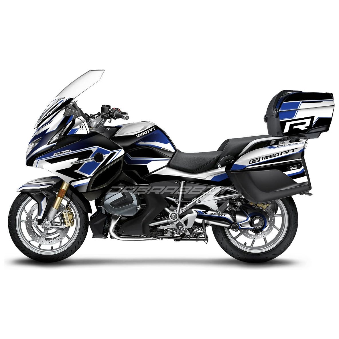 Pack d'autocollants BMW R 1200/1250 RT bleu W