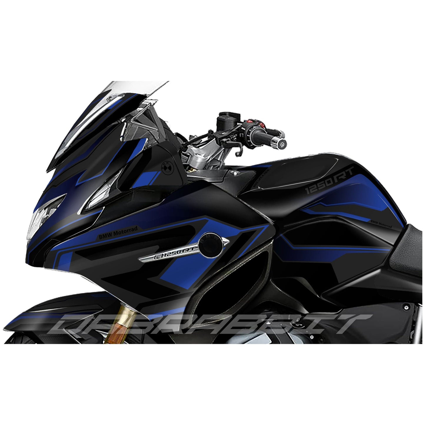 Pack d'autocollants BMW R 1200/1250 RT bleu