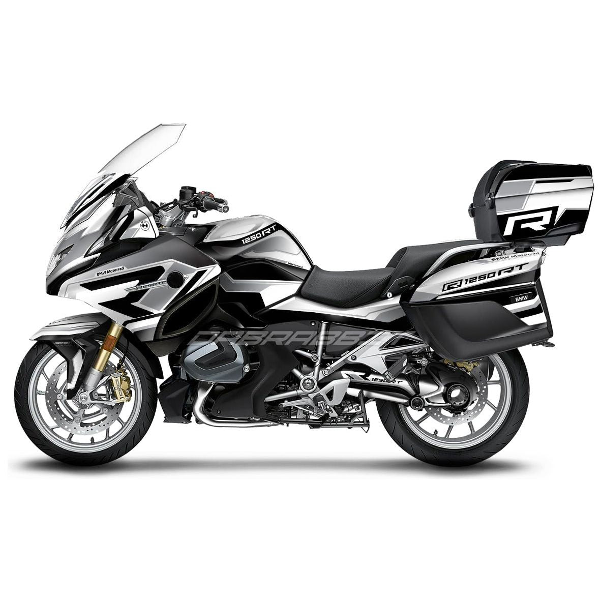 Pack d'autocollants BMW R 1200/1250 RT gris W