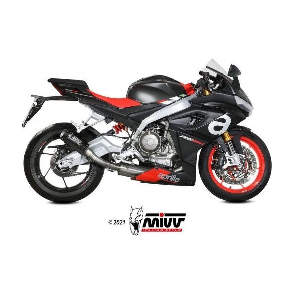 Système Complet MIVV MK3 Carbone 2x1 pour Aprilia RS 660 (2020-2024)