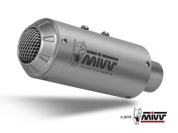 Ligne complète 2x1 MIVV MK3 en acier inoxydable pour Kawasaki Z 650 2017-2023