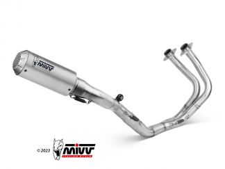 SYSTÈME COMPLET MIVV POWER STEEL MK3 ACIER NOIR YAMAHA MT-03 2016-2024