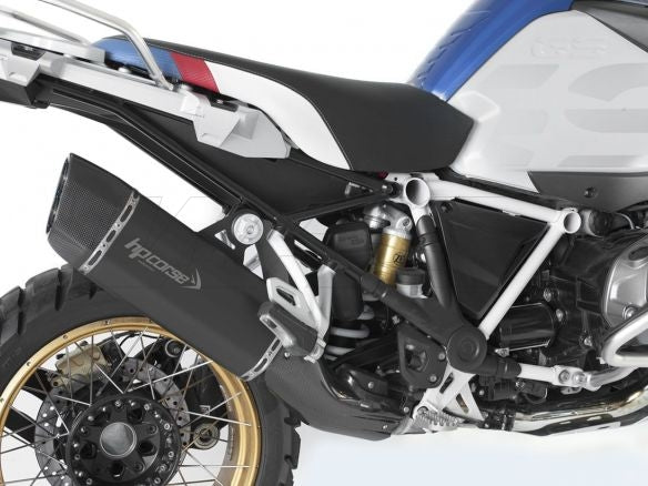 SILENCIEUX HP CORSE SP-3 CARBONE COURT ACIER NOIR BMW R 1250 GS 2018-2023