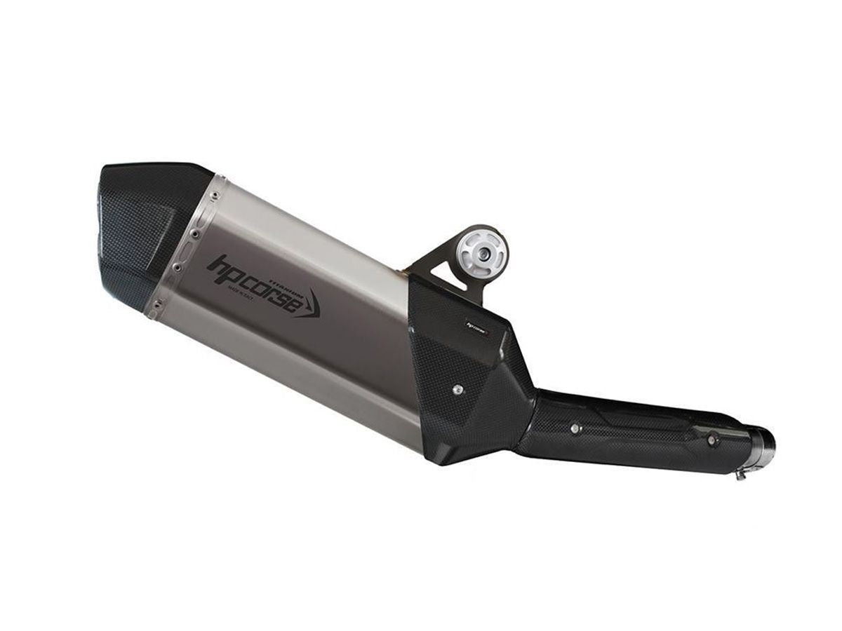 SILENCIEUX HP CORSE SPS CARBONE COURT TITANE YAMAHA TENERE 700 2019-2023