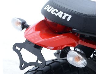 KIT SUPPORT DE PLAQUE RIZOMA FOX DUCATI SCRAMBLER 800 ICON 2021