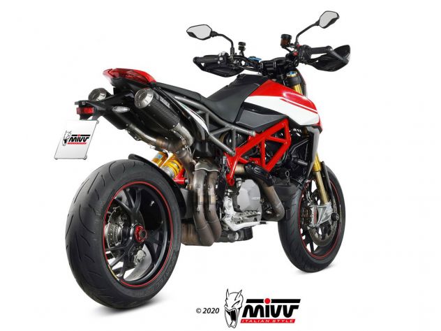 SILENCIEUX D'ÉCHAPPEMENT MIVV 2 SPORT MK3 CARBONE DUCATI HYPERMOTARD 950 / SP 2019-2021