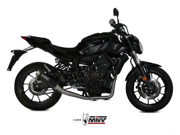 Ligne d'échappement complète MIVV 2x1 Carbone GP Pro pour Yamaha MT-07 / FZ-07 2021-2024