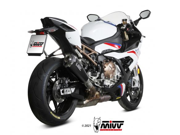 Silencieux d'échappement MIVV DELTA RACE en carbone pour BMW S 1000 RR 2019-2024