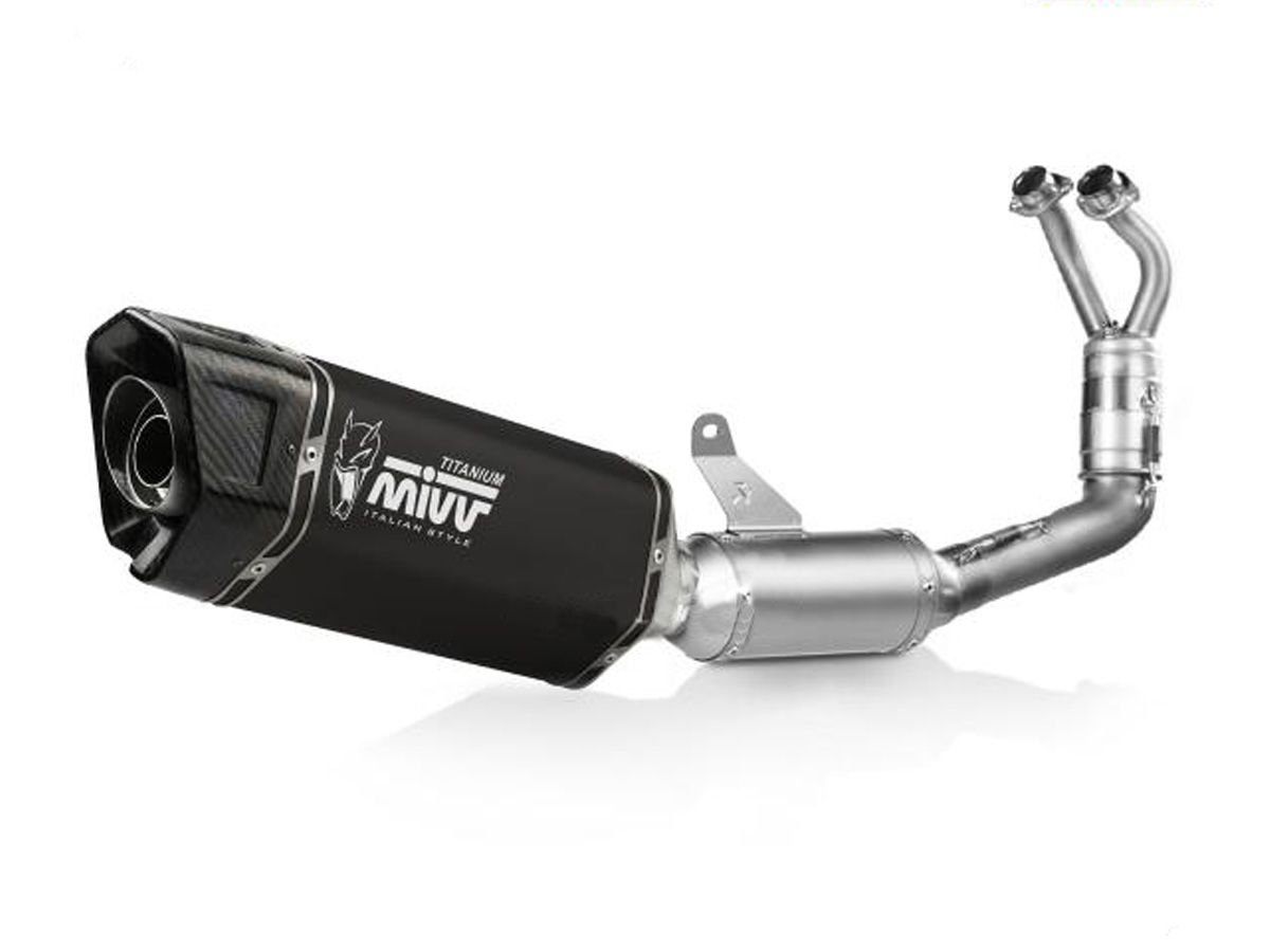 Pot d'échappement complet MIVV SR-1 TITANE NOIR YAMAHA R7 2022-2024