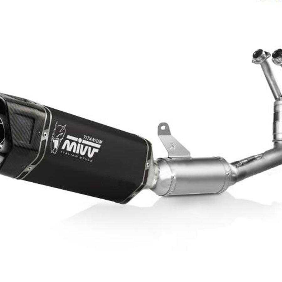 Pot d'échappement complet MIVV SR-1 TITANE NOIR YAMAHA R7 2022-2024