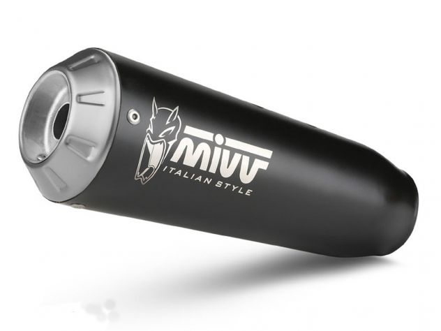 SILENCIEUX MIVV X-M1 ACIER NOIR DUCATI SCRAMBLER 800 ICON 2021-2022 NON HOMOLOGUÉ