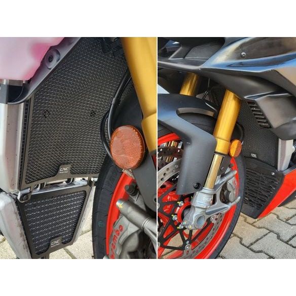 Protection de radiateur CNC Racing pour Aprilia Tuono V4 1100 2021-2022