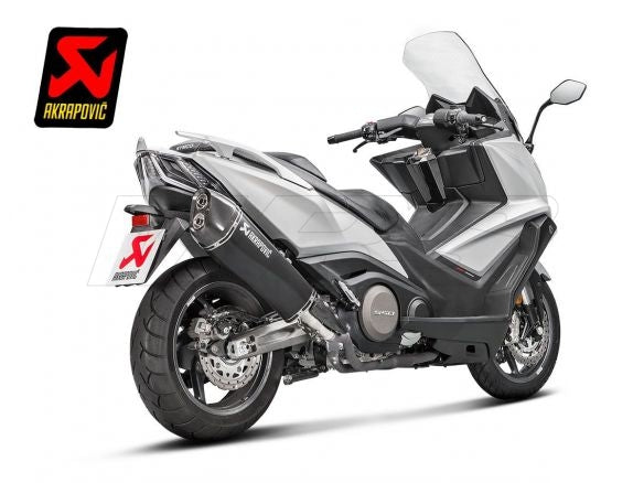 SILENCIEUX AKRAPOVIC INOX NOIR KYMCO AK 550 2017-2020