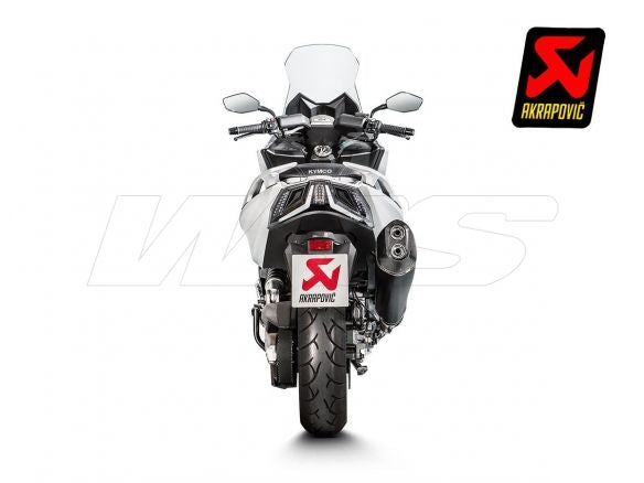 SILENCIEUX AKRAPOVIC INOX NOIR KYMCO AK 550 2017-2020