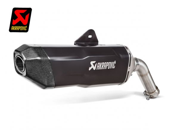 SILENCIEUX AKRAPOVIC TITANE NOIR BMW F 750 GS / ADVENTURE 2018-2023