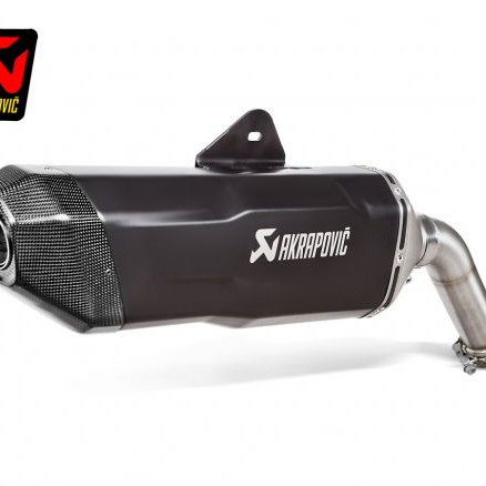 SILENCIEUX AKRAPOVIC TITANE NOIR BMW F 750 GS / ADVENTURE 2018-2023