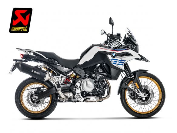 SILENCIEUX AKRAPOVIC TITANE NOIR BMW F 750 GS / ADVENTURE 2018-2023