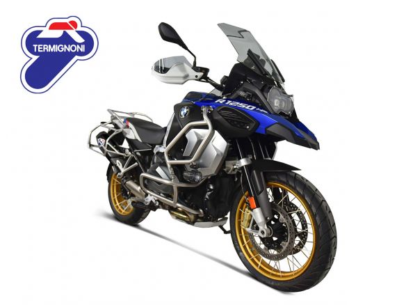 SILENCIEUX HOMOLOGUÉS TERMIGNONI TITANE NOIR BMW R 1250 GS / ADVENTURE 2019-2020