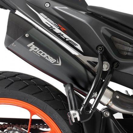 SILENCIEUX EVOXTREME 310 CV CORSE NOIR ACIER SATINÉ KTM DUKE 890 R 2020-2023