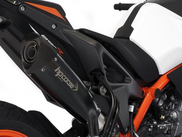 SILENCIEUX EVOXTREME 310 CV CORSE NOIR ACIER SATINÉ KTM DUKE 890 R 2020-2023