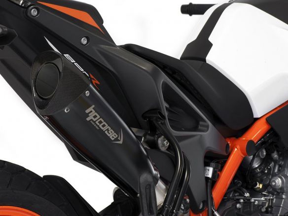 SILENCIEUX EVOXTREME 310 CV CORSE NOIR ACIER SATINÉ KTM DUKE 890 R 2020-2023