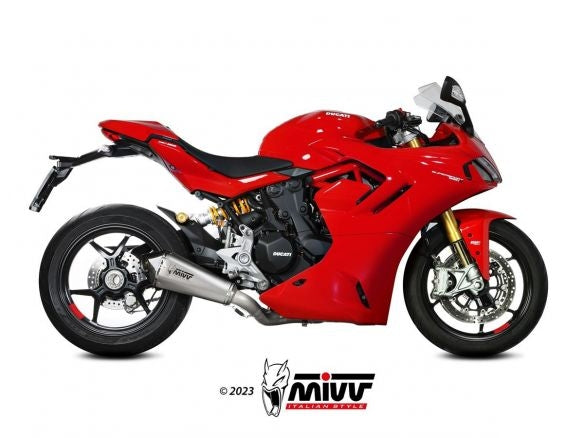 SILENCIEUX MIVV DELTA RACE ACIER INOXYDABLE CARBONE DUCATI SUPERSPORT 950/S 2021-2024