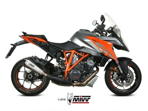 SILENCIEUX MIVV DELTA RACE ACIER INOXYDABLE CARBONE KTM 1290 SUPER DUKE GT 2016-2023