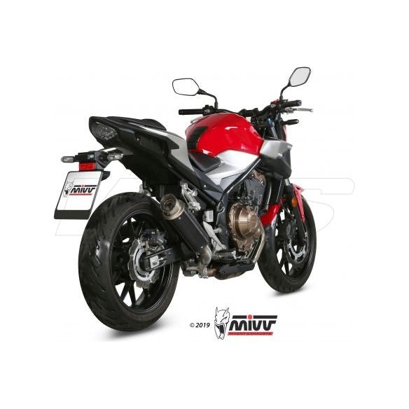 SILENCIEUX MIVV GPPRO ACIER NOIR HONDA CB 500X 2019-2024