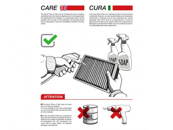 Filtre à air carbone SPRINT FILTER P08 pour Ducati Streetfighter V2 2022-2023