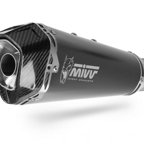 SILENCIEUX ACIER NOIR MIVV DELTA RACE KAWASAKI VERSYS 1000 2019-2024