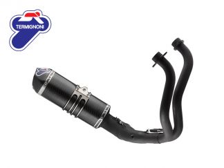 ECHAPPEMENT COMPLET 2x1 MIVV DELTA RACE ACIER CARBONE YAMAHA MT-07 2014-2020