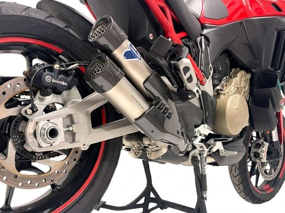 KIT SILENCIEUX ACIER TITANE TERMIGNONI + UPMAP DUCATI MULTISTRADA V4/S 2021-2023