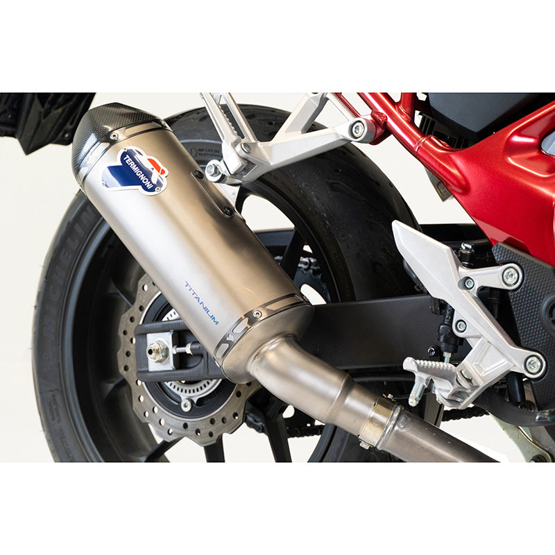 Slip On en acier approuvé par Termignoni Hornet 750