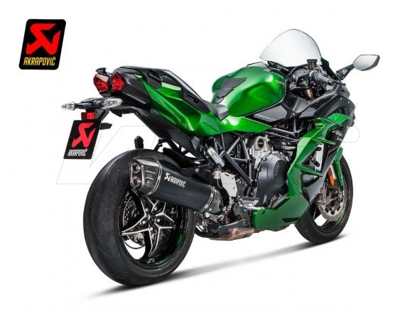 SILENCIEUX D'ÉCHAPPEMENT AKRAPOVIC CARBONE KAWASAKI NINJA H2 SX 2018