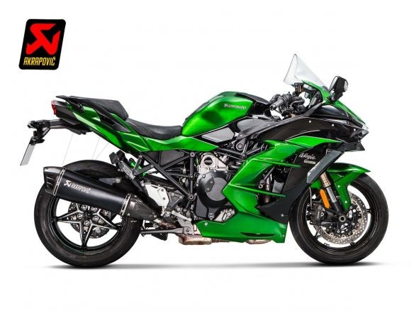 SILENCIEUX D'ÉCHAPPEMENT AKRAPOVIC CARBONE KAWASAKI NINJA H2 SX 2018