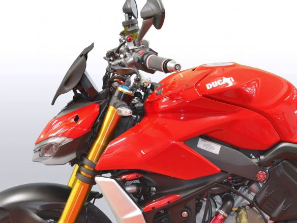 PARE-BRISE SPORT NOIR MAT WRS DUCATI STREETFIGHTER V4/S 2020-2024