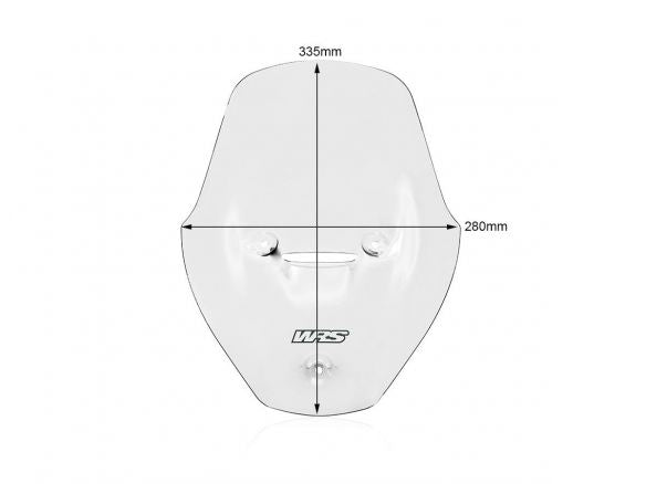 PARE-BRISE TOURING TRANSPARENT WRS DUCATI DIAVEL V4 2023-2024