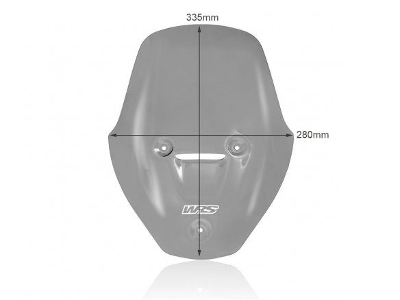 PARE-BRISE WRS TOURING FUMÉ FONCÉ DUCATI DIAVEL V4 2023-2024