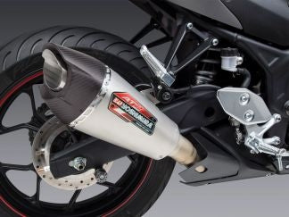 Silencieux d'échappement en carbone homologué AKRAPOVIC EURO 5 pour Yamaha MT-03 2022-2024