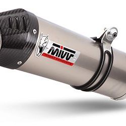 Silencieux ovale MIVV en titane avec capuchon en carbone (grand) BMW R1200GS LC '13-