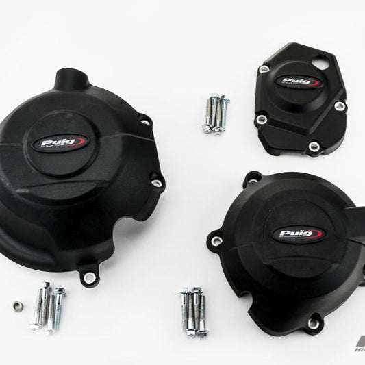 Ensemble de caches moteur 3 pièces Puig Kawasaki Z900 '17- / Z900SE '22-