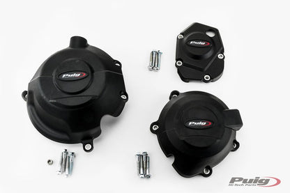 Ensemble de caches moteur 3 pièces Puig Kawasaki Z900 '17- / Z900SE '22-