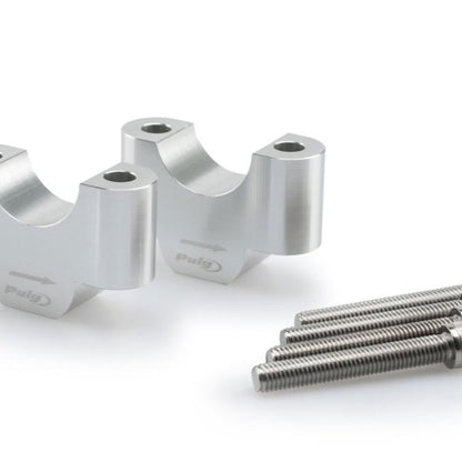 Réhausseurs de guidon 30 mm argent Puig BMW R1200GS / R1250GS / Adventure