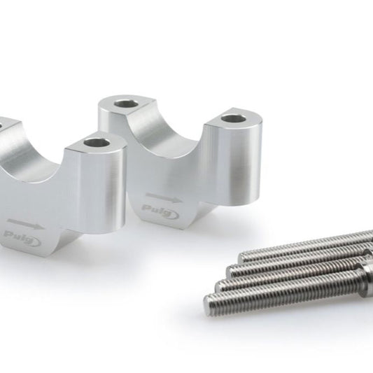 Réhausseurs de guidon 30 mm argent Puig BMW R1200GS / R1250GS / Adventure