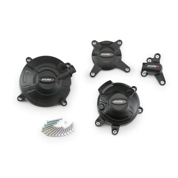 Ensemble de caches moteur latéraux 4 pièces Puig Yamaha MT-09 / XSR900